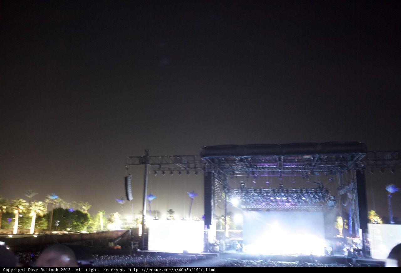 Rocking the Night Sky at Coachella