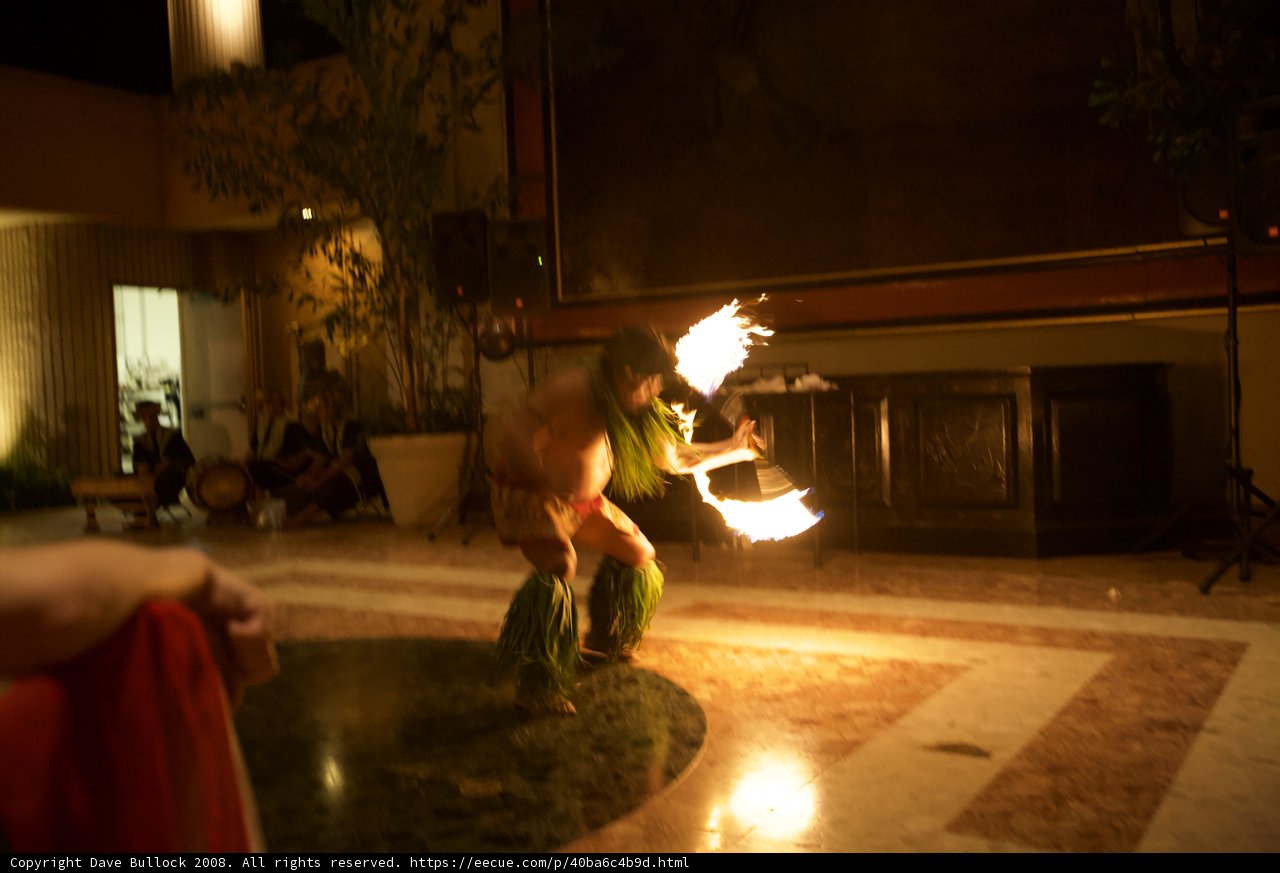 Fiery Hands in Hawaii
