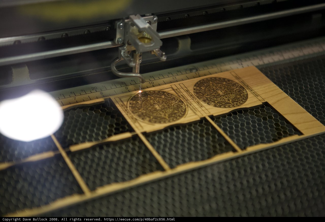 3D Printed Wooden Board with Intricate Design