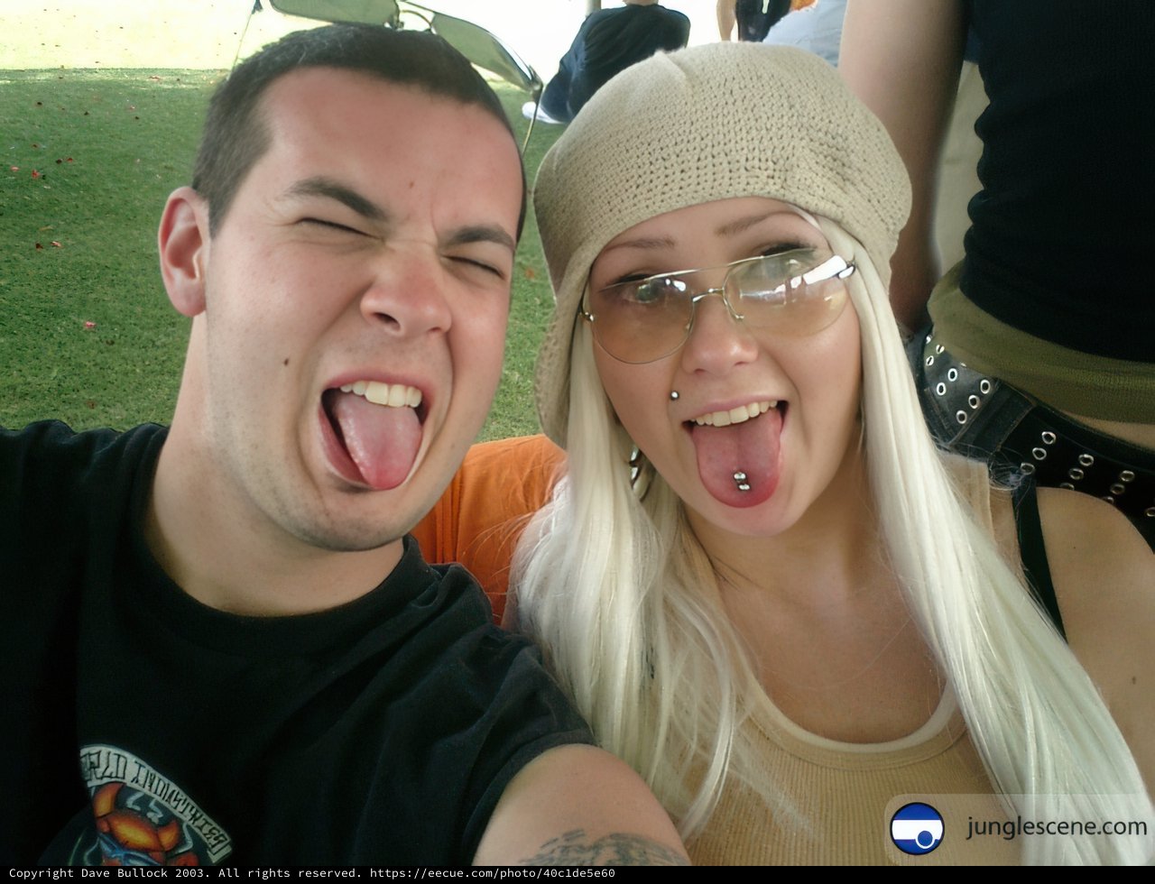 Tongue Out in the Artist Area