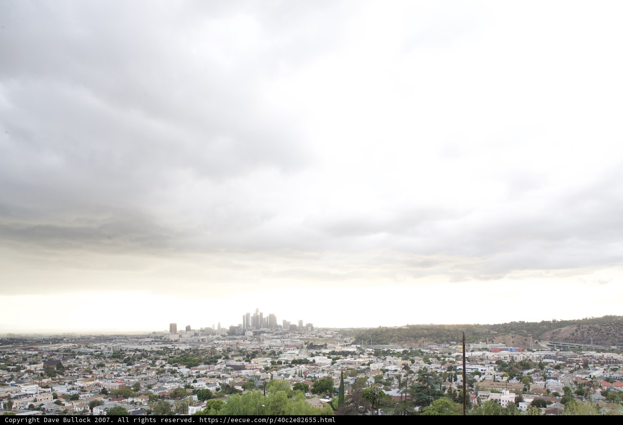 Urban Skyline on a Cloudy Day