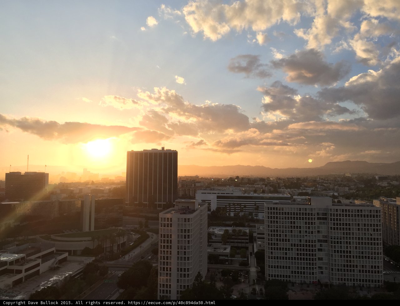 Sunset Splendor over Los Angeles