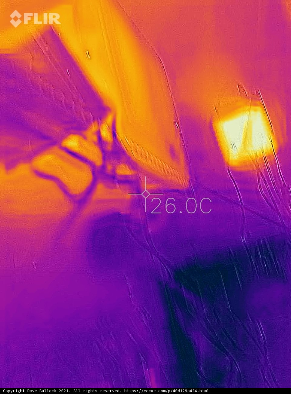 Thermal Imaging Camera View of Person