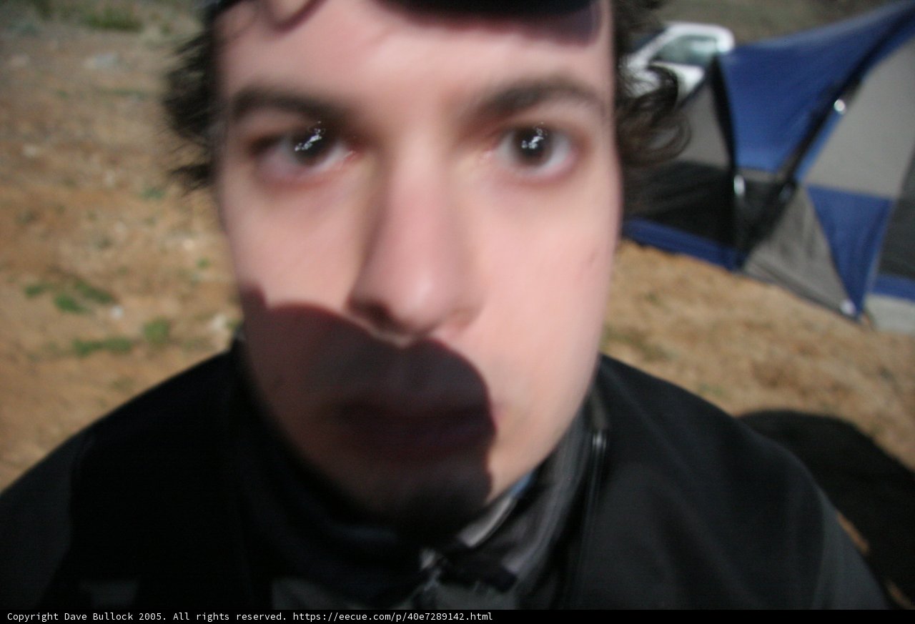 Man in a Mountain Tent