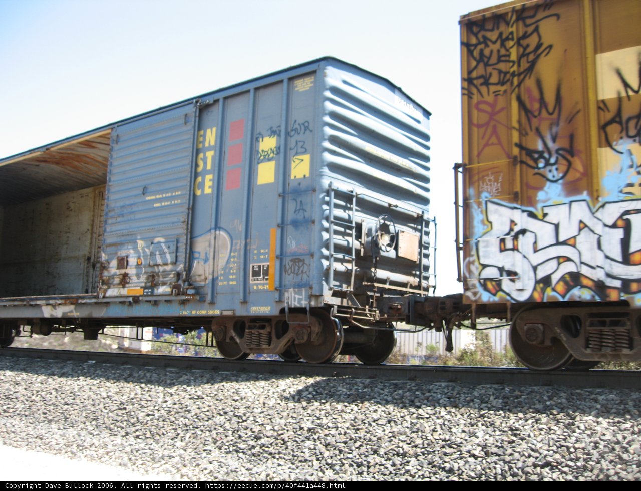 Graffiti on a Real Train