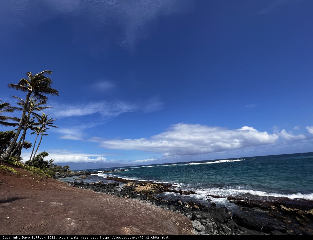 Serene Ocean View from the Maui Shoreline