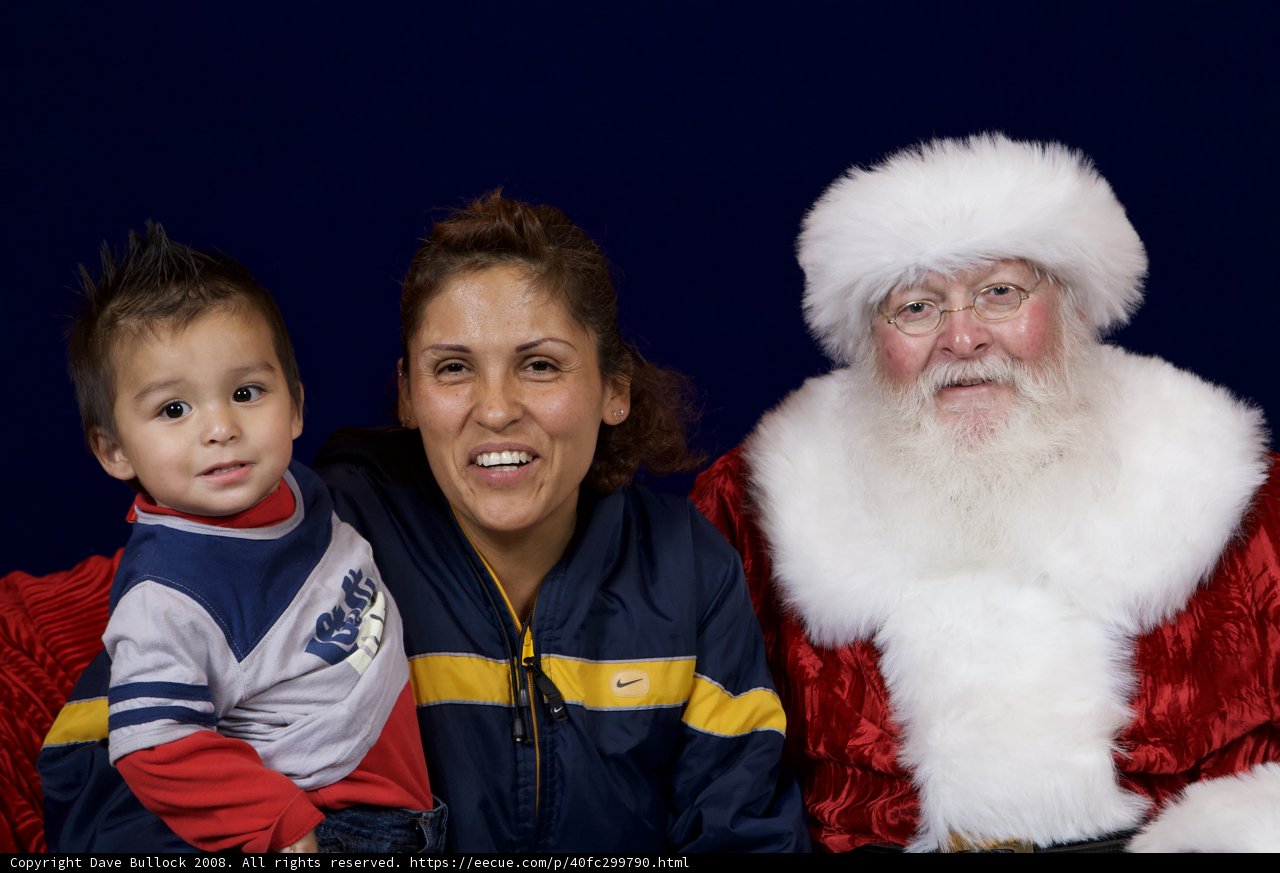 A Festive Moment with Santa Claus