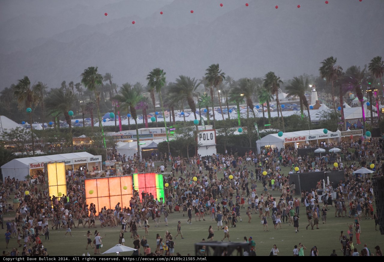 Crowd Goes Wild at Coachella Music Festival