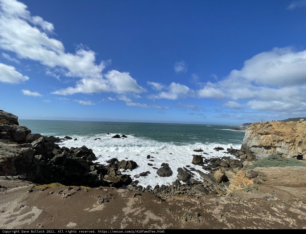 Majestic View of the Ocean from the Cliffs