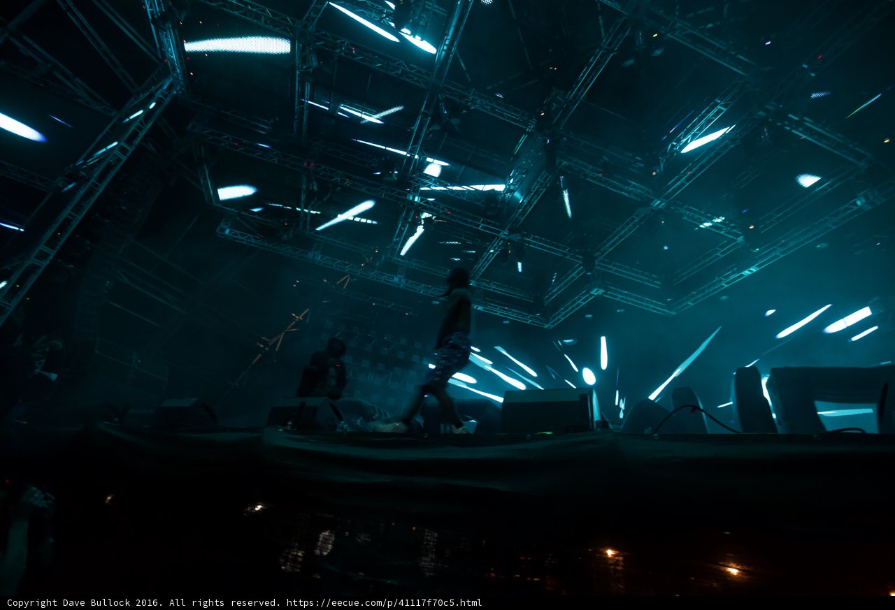 Spotlight on Rock Concert Stage