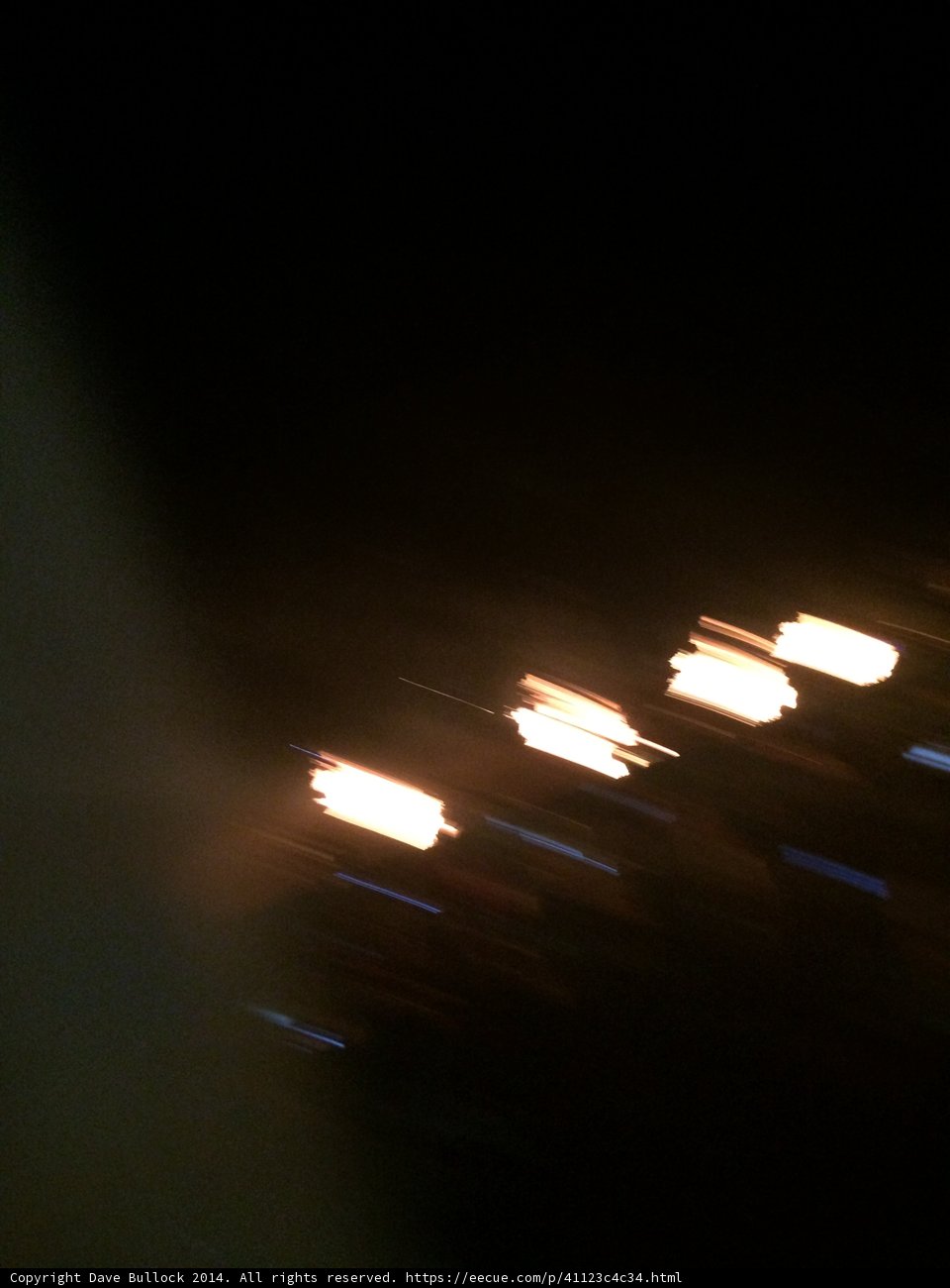 Blazing Through the Night
