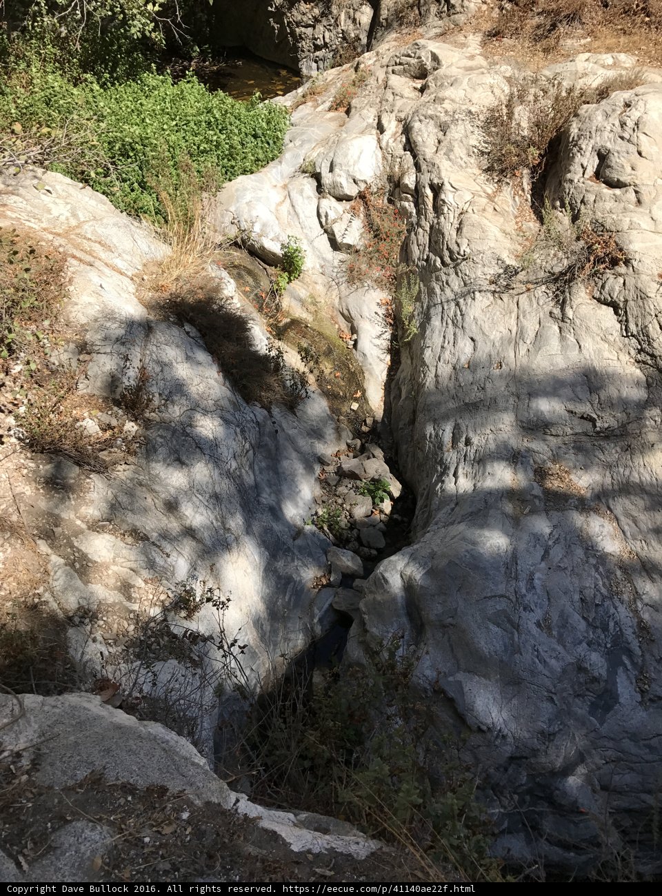 Rocky stream in Angeles National Forest