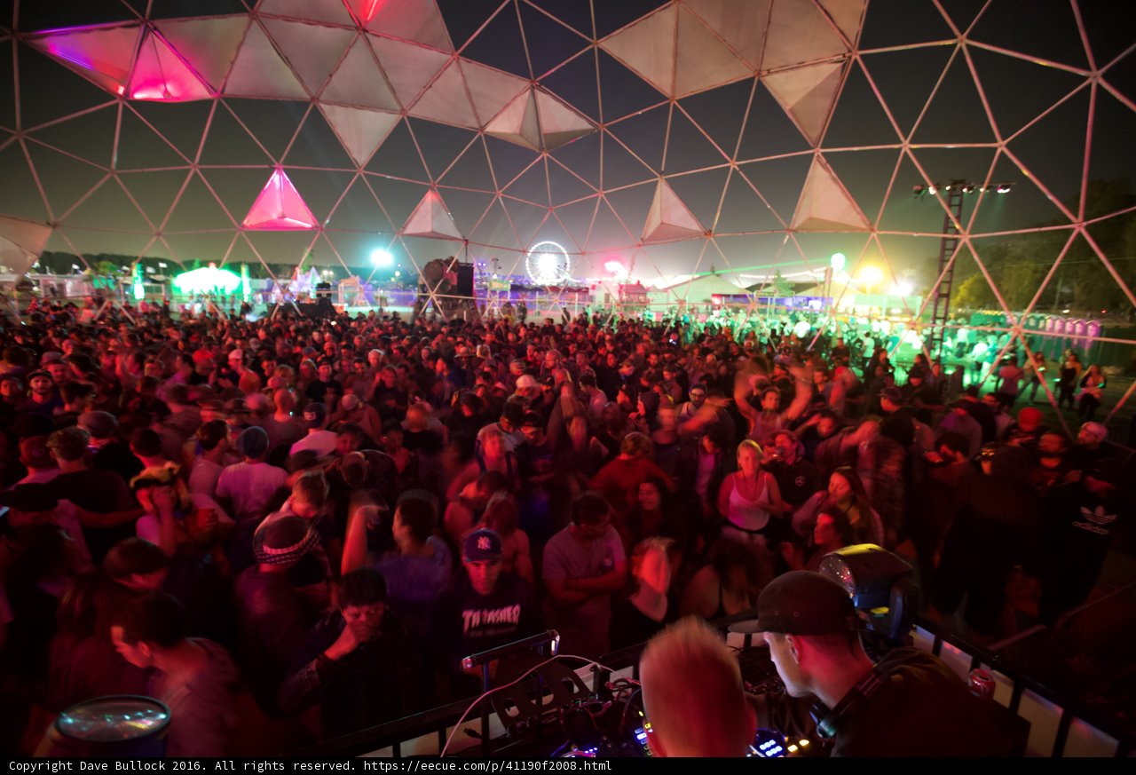 Urban Concert Crowd at Night Club
