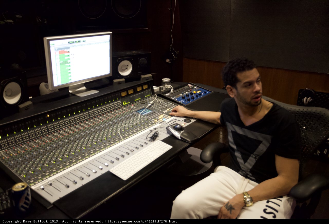 Marc Kinchen at the Mixing Desk