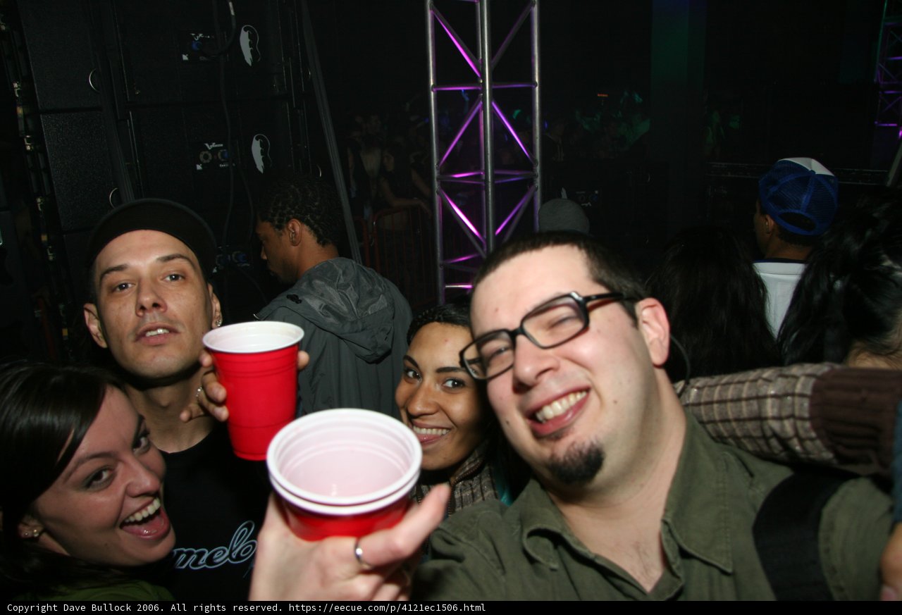 Urban Party Night with Red Cups