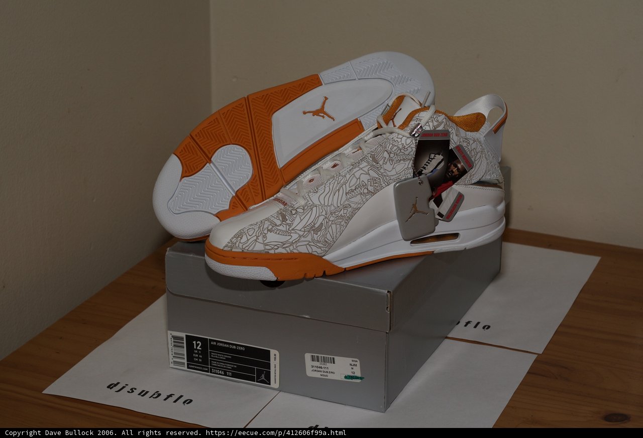 Orange and White Sneakers Boxed Up
