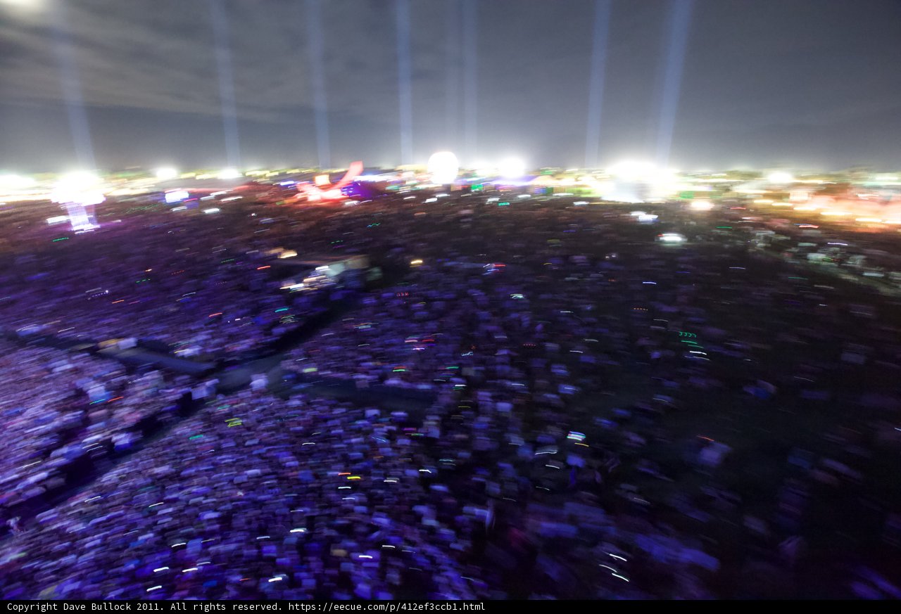 Nighttime Metropolis: Lighting Up Coachella 2011