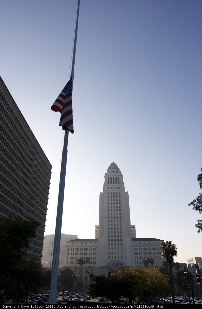 Half Mast Flag at City Hall