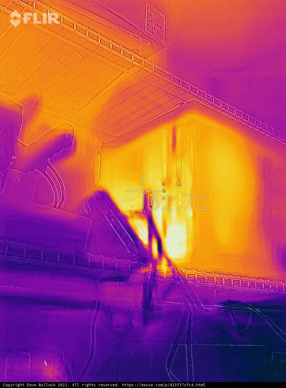 Thermal Imaging View of Industrial Equipment Interior