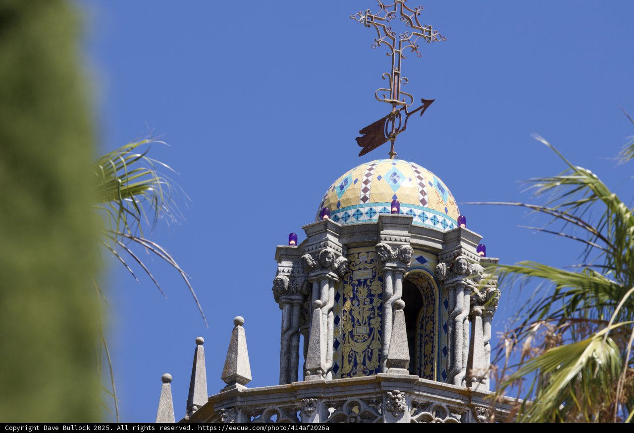Glimpse of Elegance: Hearst Castle's Enchanting Dome