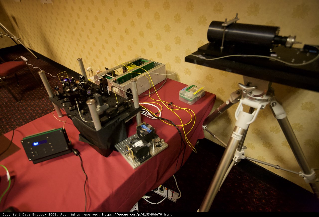 Electronics Set-up for Defcon 2008 Day 1