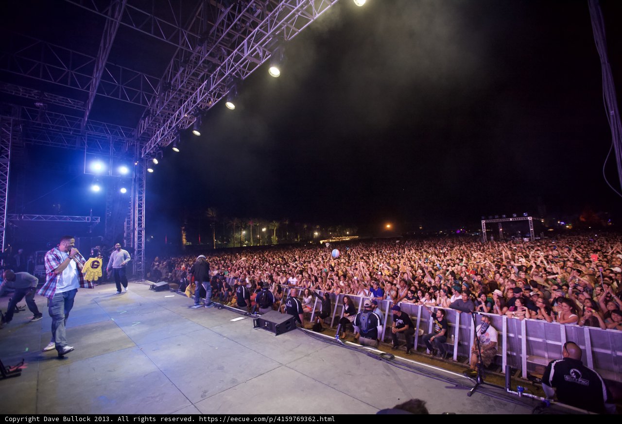 Night Sky Lights Up with Concertgoers
