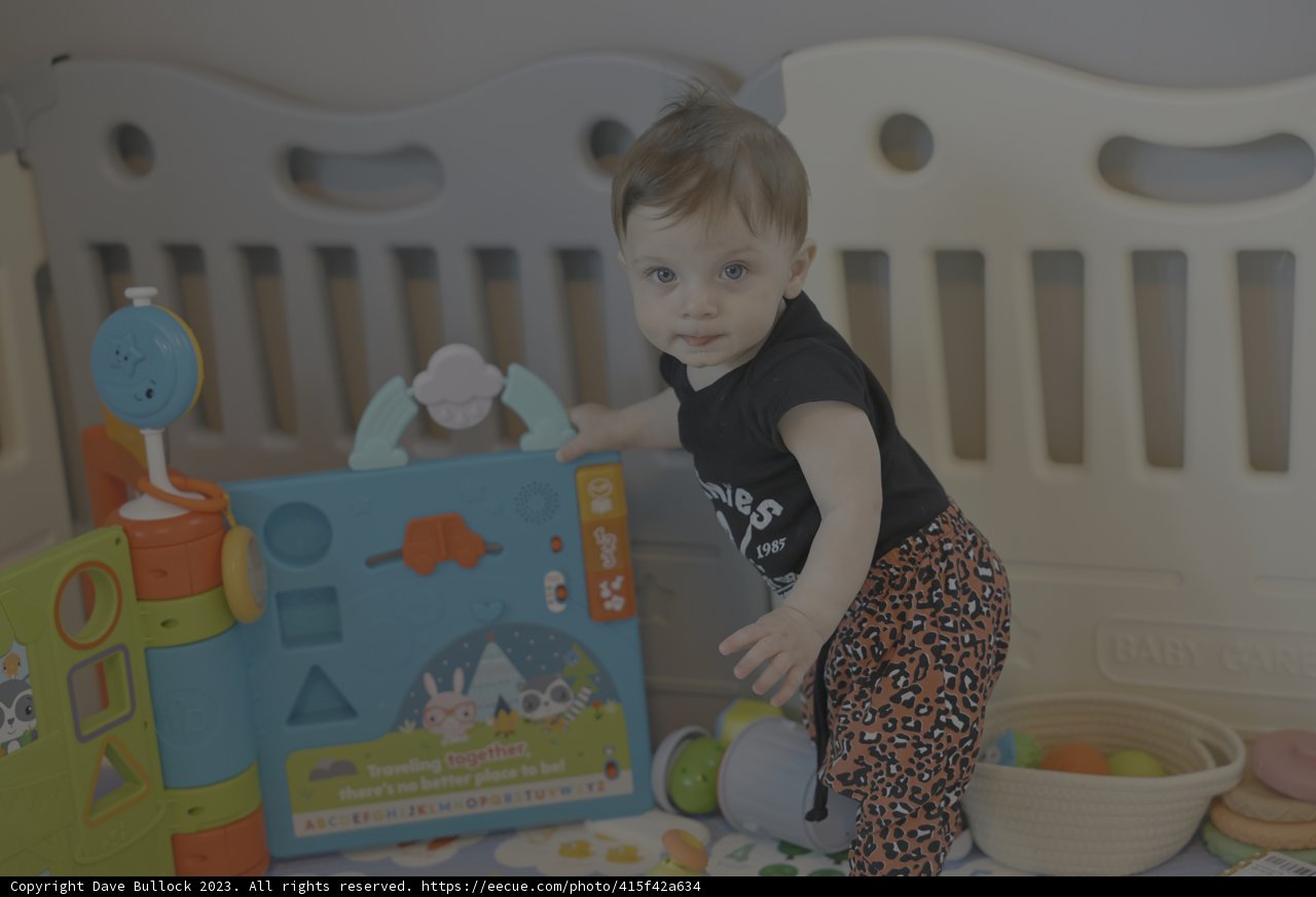 Baby Wesley Finds Comfort in his Crib