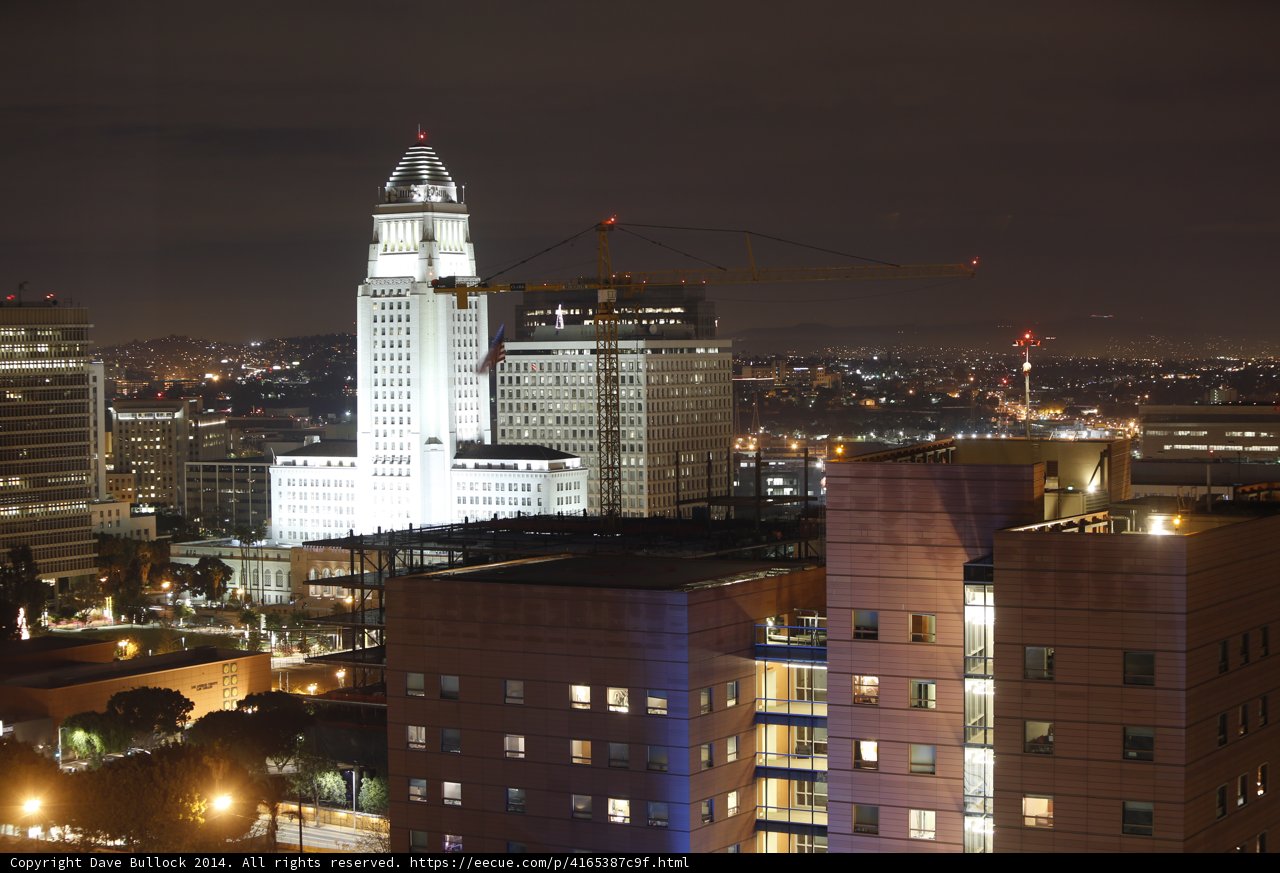 View from The Broad at Night
