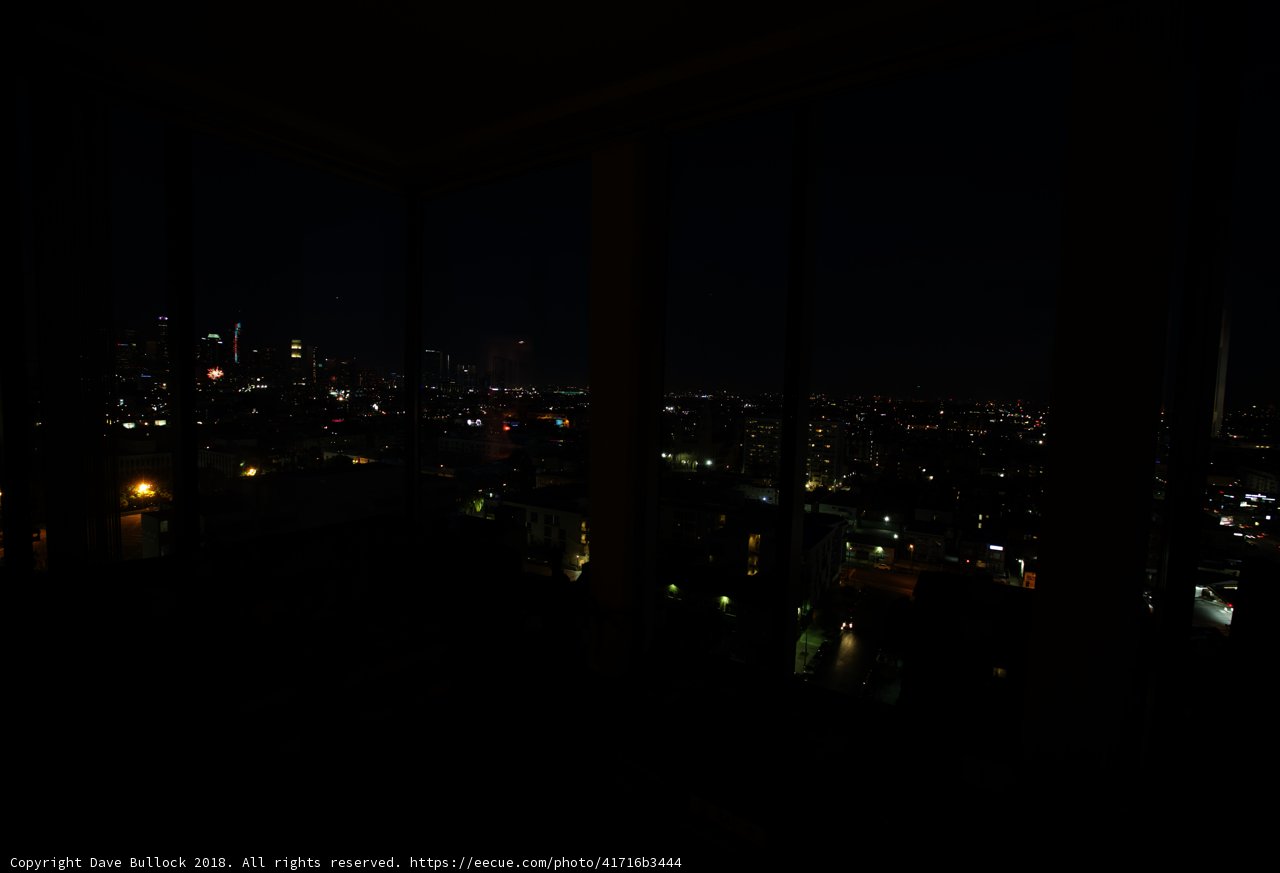 Cityscape View from a Room
