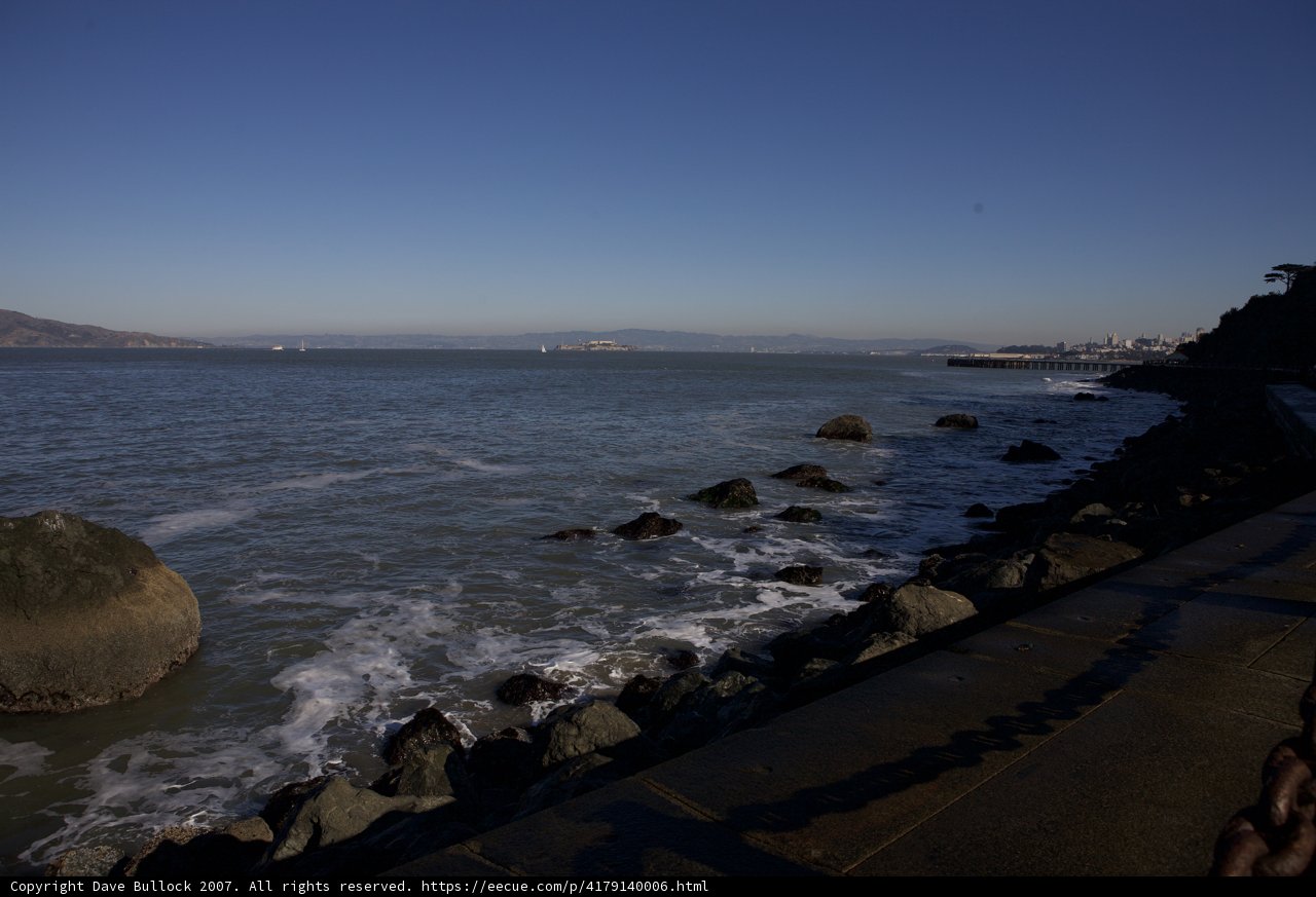 Ocean view from the Point Bonita Pier