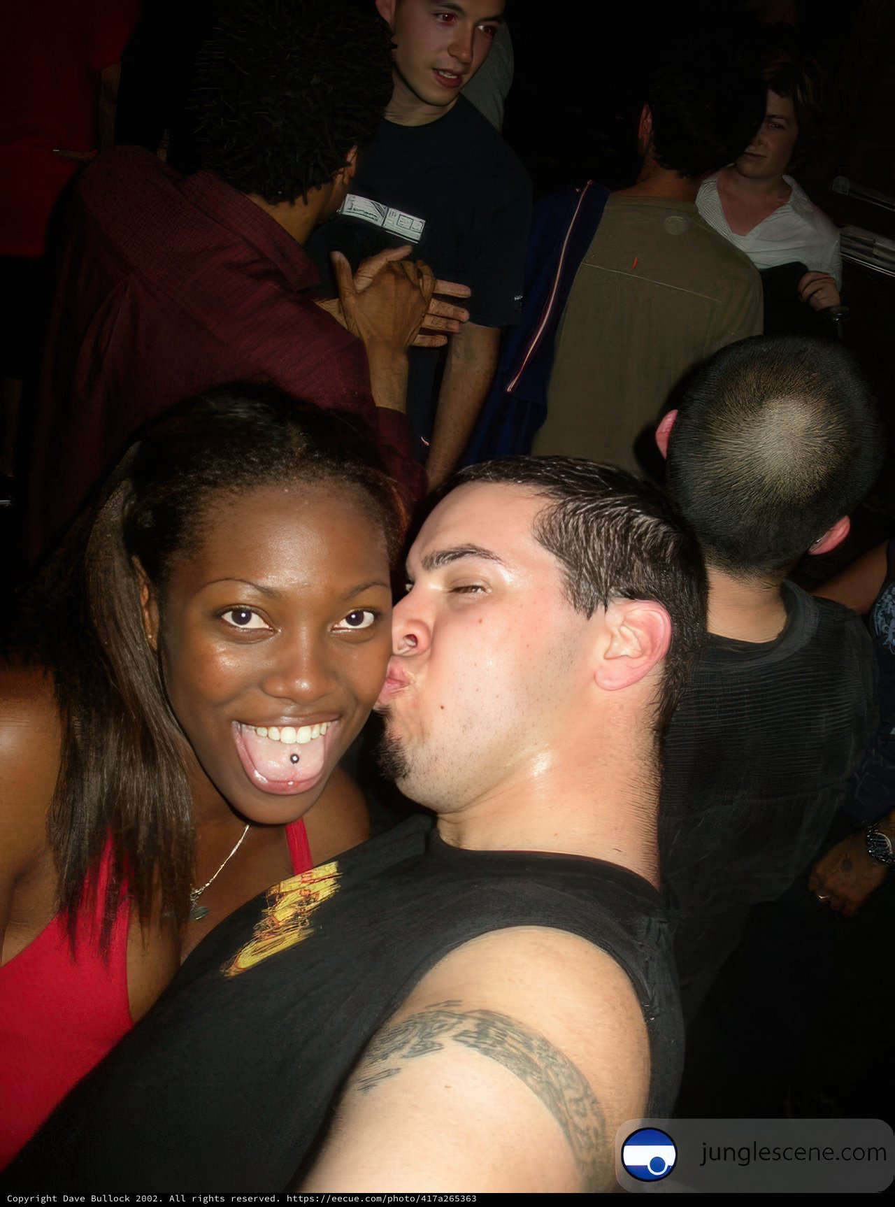 Kisses in the club