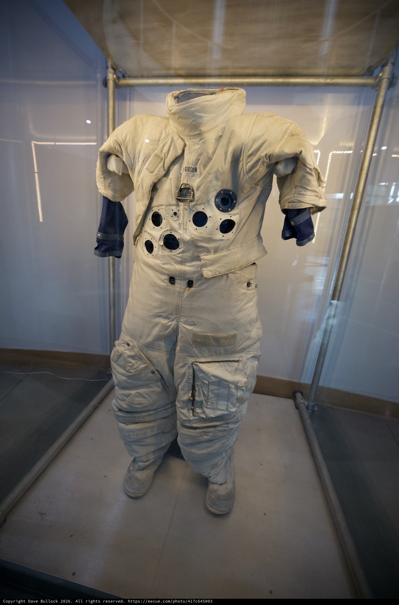 Historic Apollo-Era Space Suit Display at Museum