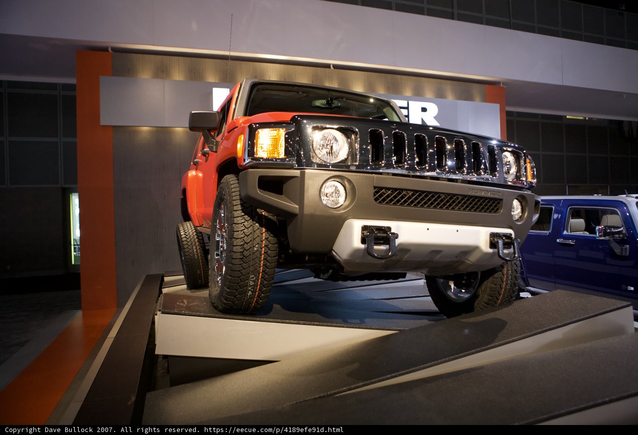 Red Jeep on Display at LA Auto Show