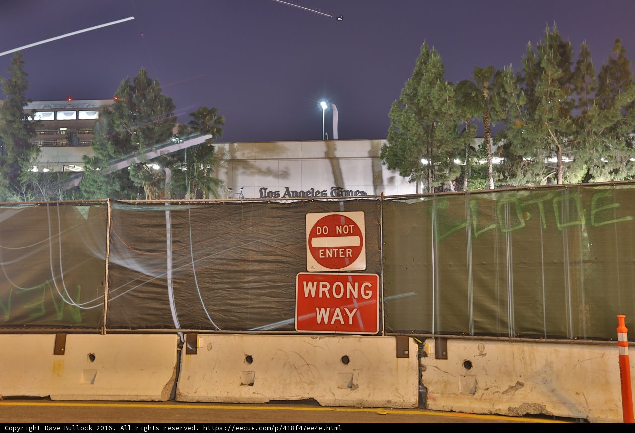 Wrong Way at Night