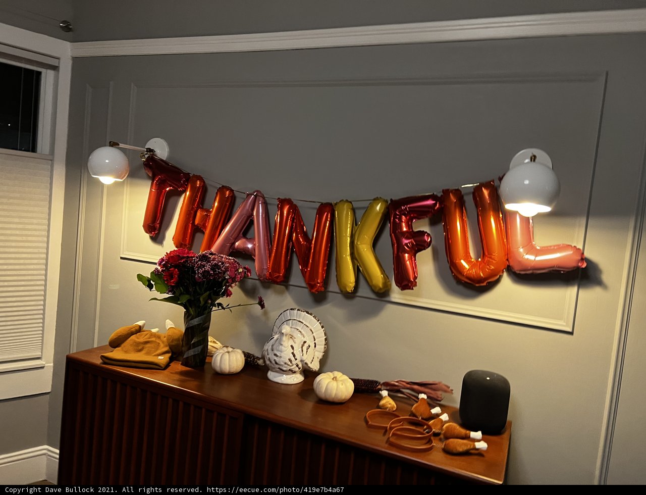 Festive Thanksgiving Flower Arrangement