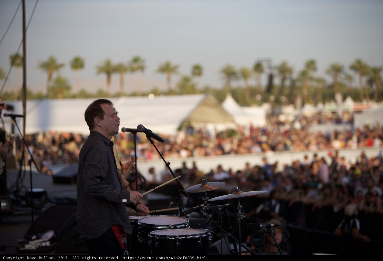 Drumming up a storm at Coachella