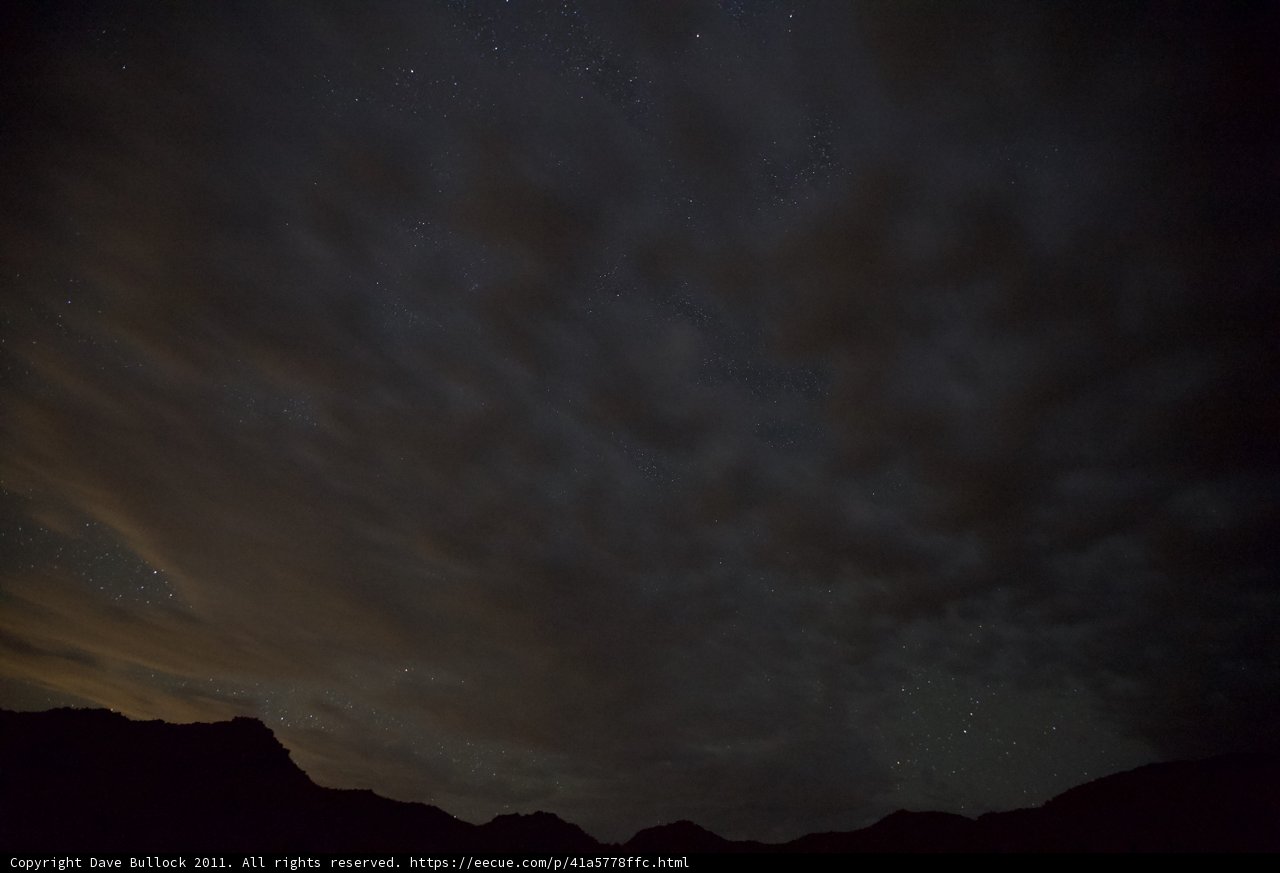 Stars Peeking Through the Clouds