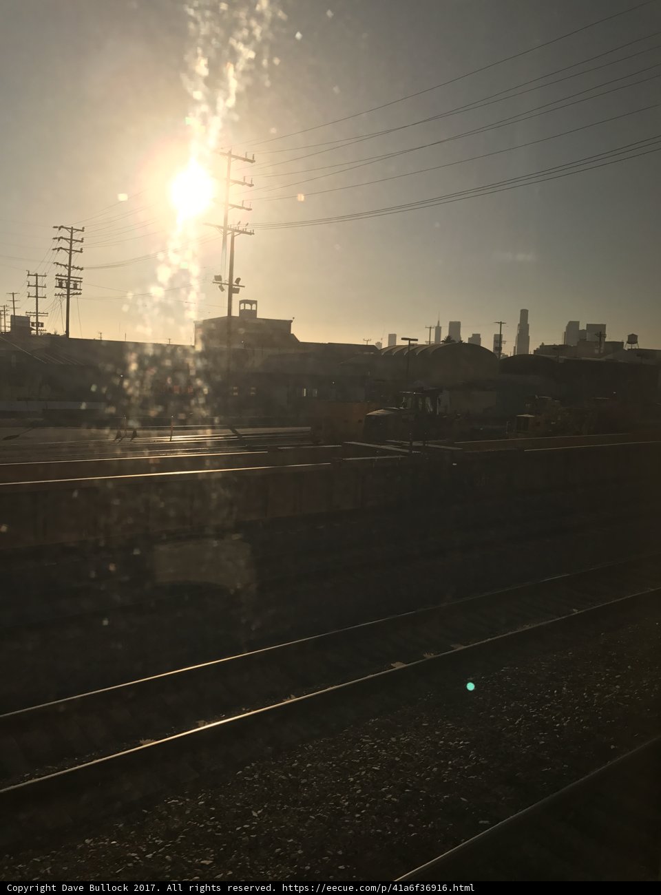 Glowing Train Window