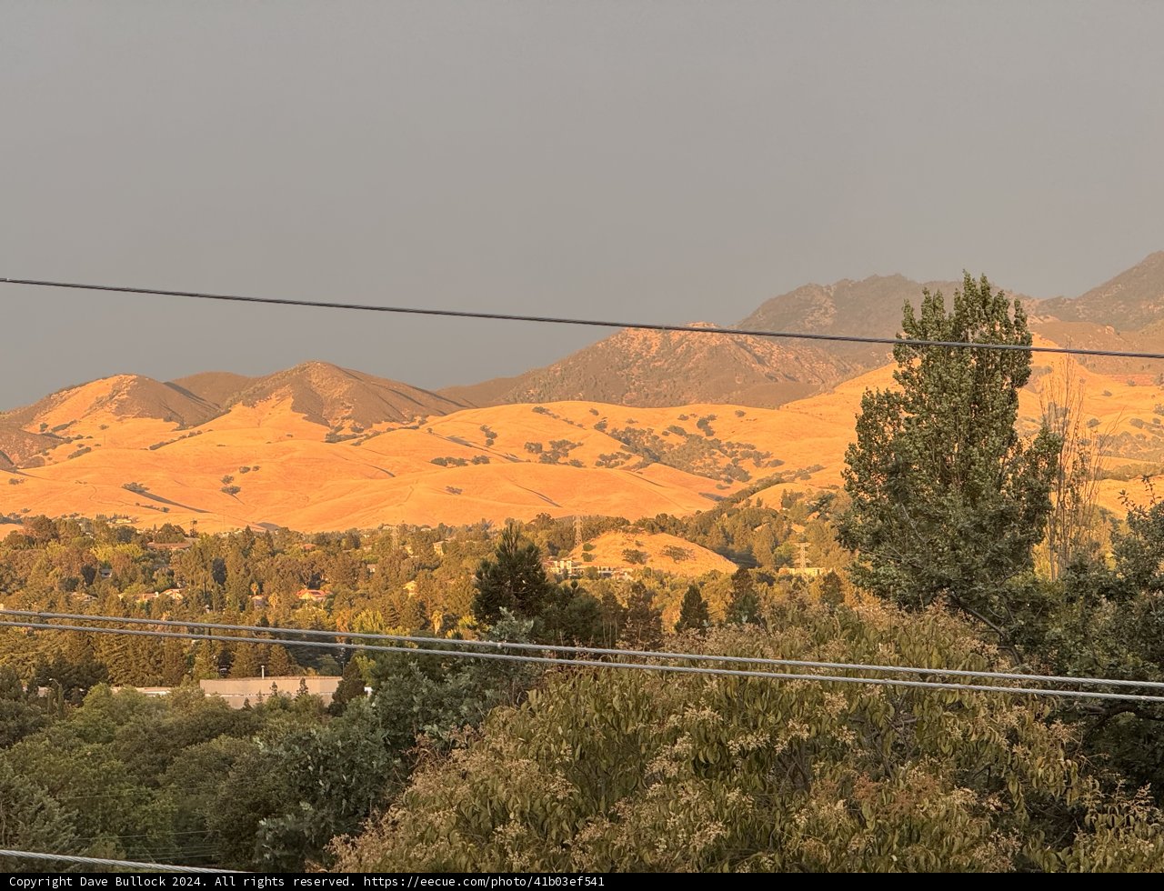 Golden Hills at Sunset