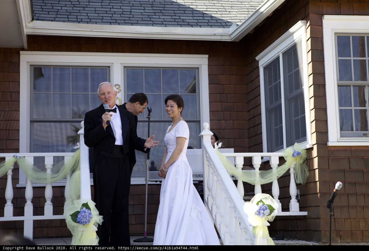 Elegant Wedding Porch Scene
