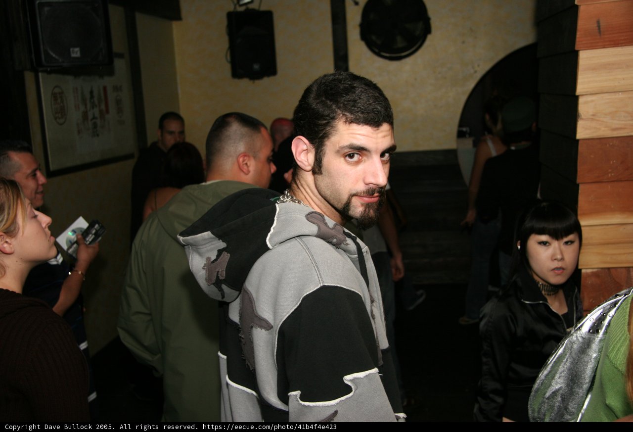 Hoodie Man at the Club
