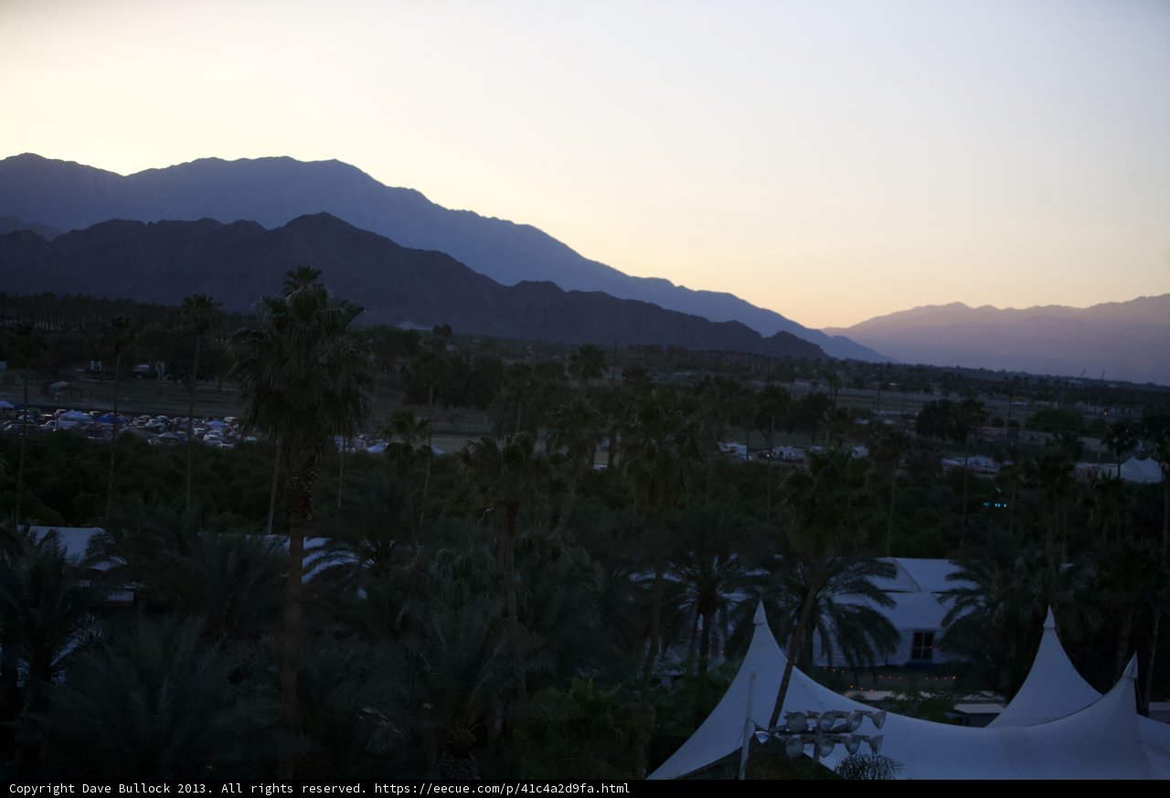 Majestic Sunset View at Coachella Mountains