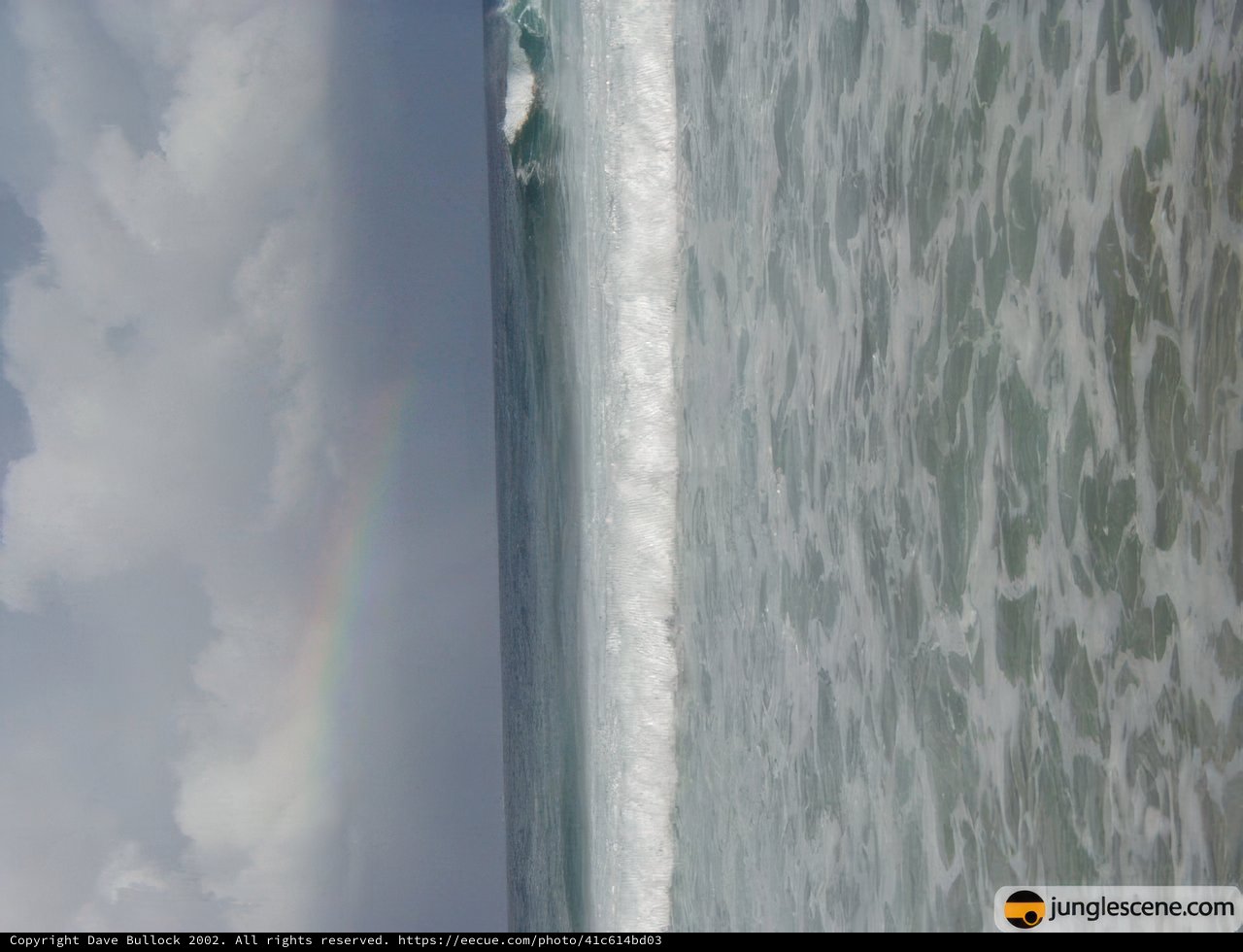 Rainbow over the Pacific