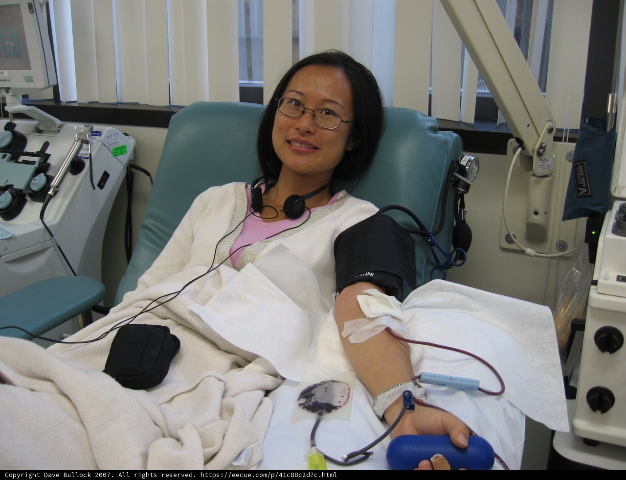 Relaxing in a Hospital Room