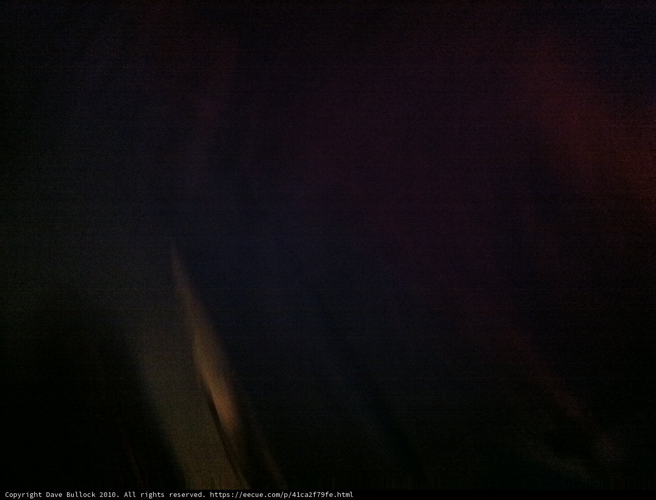 Silhouette of a Figure in the Night