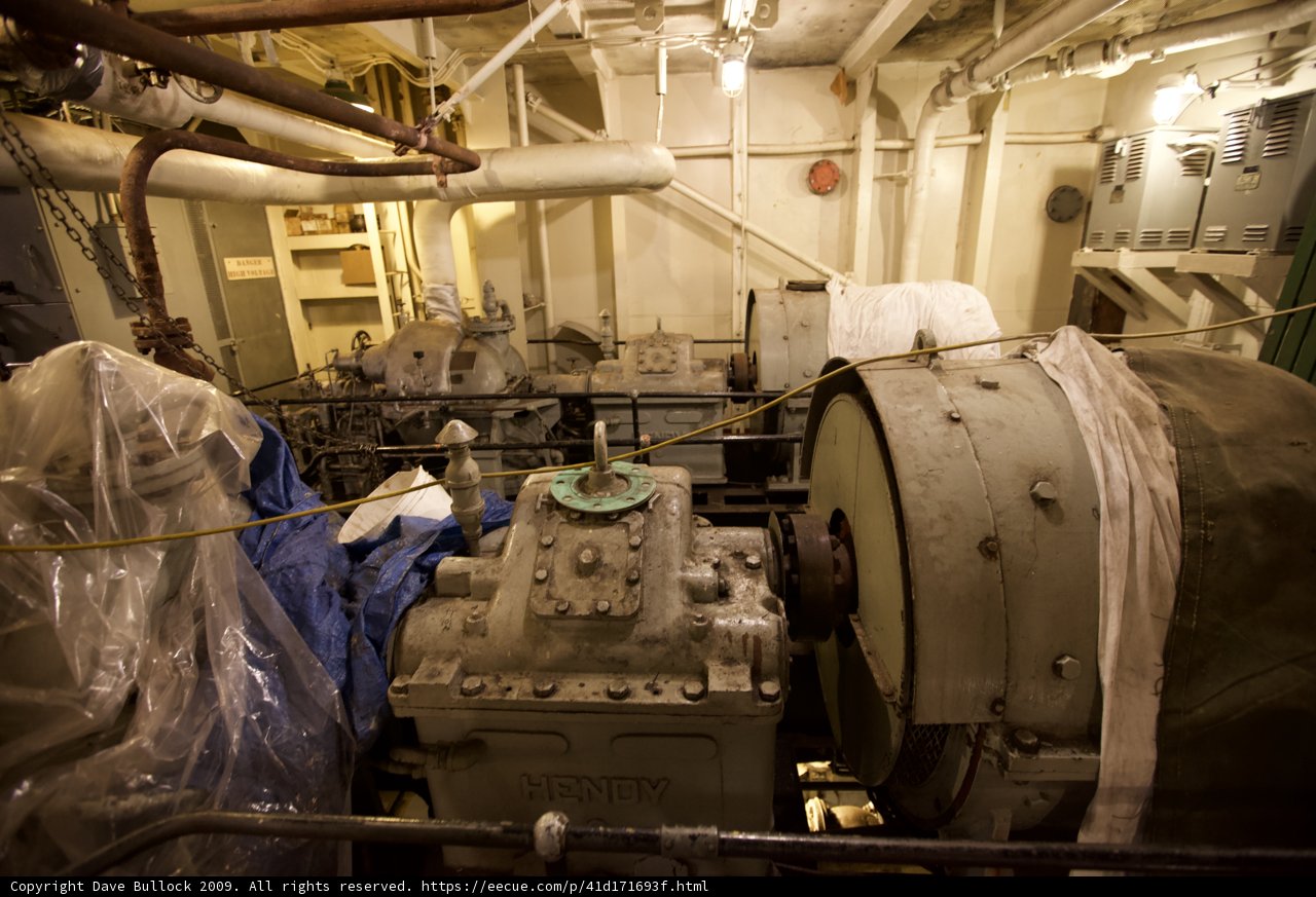Industrial Machine on Ship