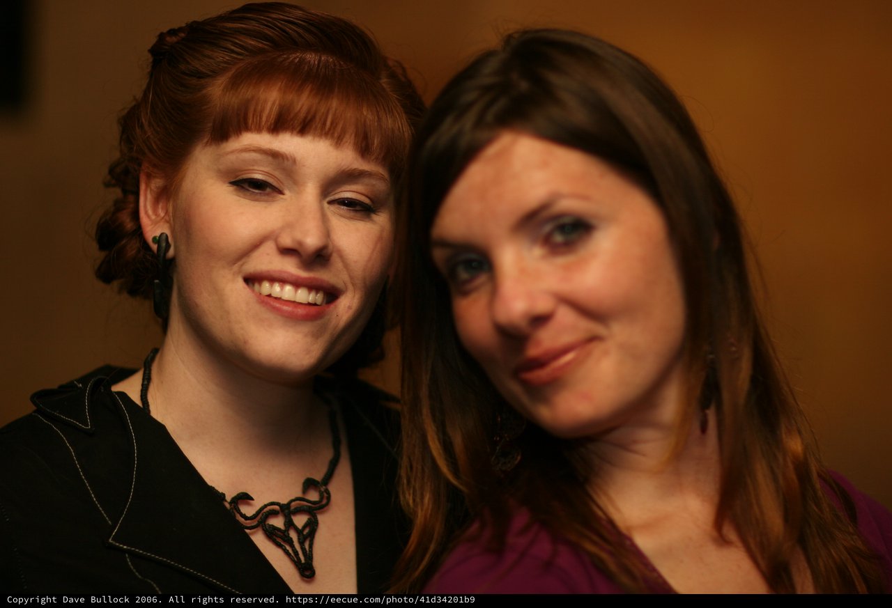 Two Friends Share a Warm Smile Together