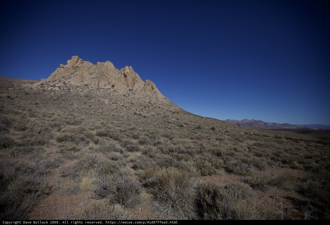 Majestic Mountain in the Desert