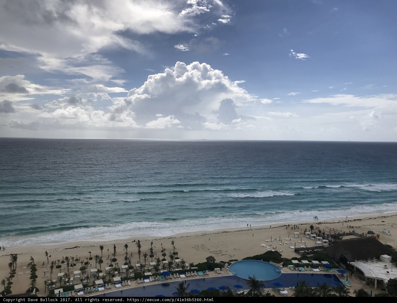 Stunning Aerial View of the Beach from a Building