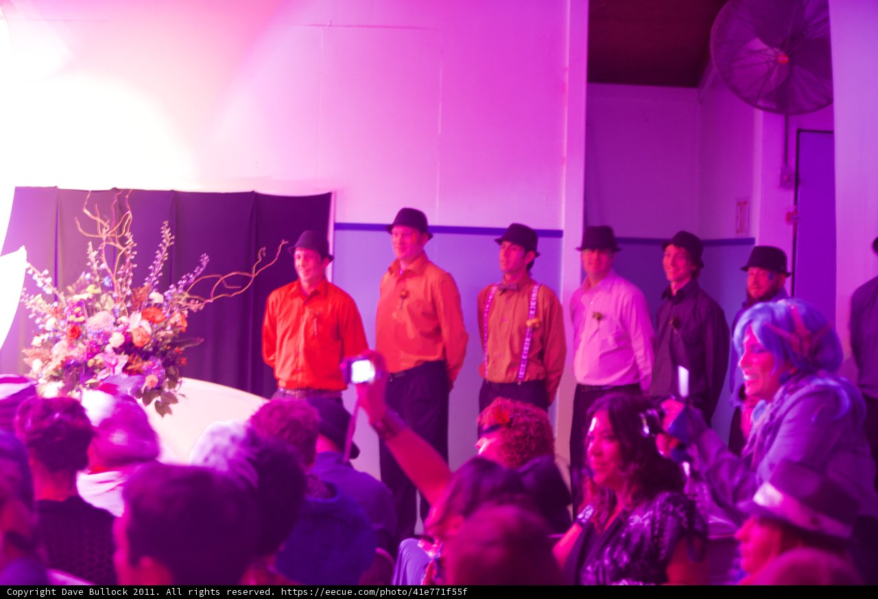 The Purple Flower Arrangement Takes Center Stage